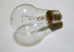 "Lightbulb" Some rights reserved (CC BY 2.0) by James Bowe. Sourced from Flickr