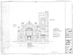 Church of The Messiah, Toronto: East Elevation