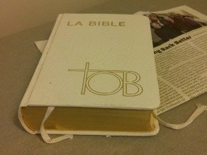 Bible, newspaper. Some rights reserved (CC BY-NC-SA 2.0) by LMP+