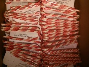 LOTS of candy cane invites